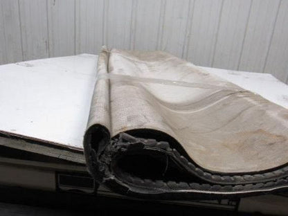1-Ply Smooth Top Nylon Backed  V Guide continuous Conveyor Belt 11' X 56"