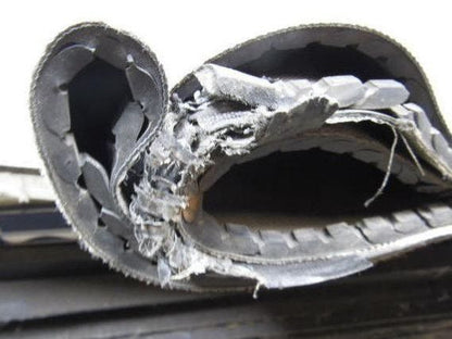 1-Ply Smooth Top Nylon Backed  V Guide continuous Conveyor Belt 11' X 56"