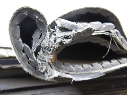 1-Ply Smooth Top Nylon Backed  V Guide continuous Conveyor Belt 11' X 56"