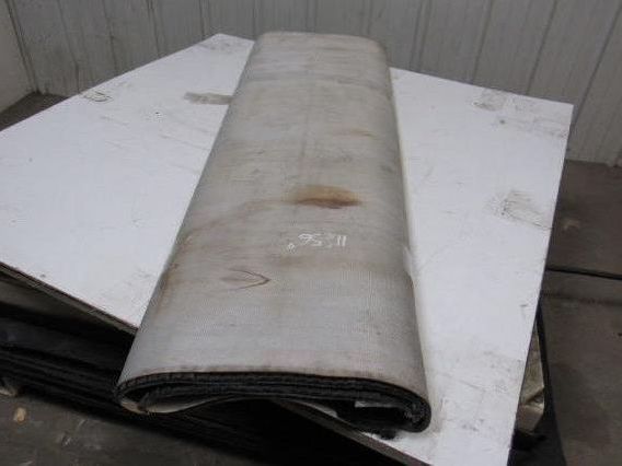 1-Ply Smooth Top Nylon Backed  V Guide continuous Conveyor Belt 11' X 56"