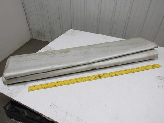 1-Ply Smooth Nylon Backed  V Guide continuous Conveyor Belt 11' 4-1/2"X 56"