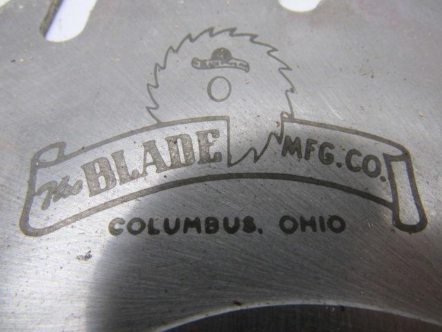 The Blade MFG. CO. 10" Dia. 70 tooth 5/8" arbor hole wood cutting saw blade