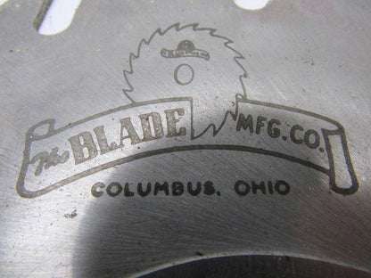 The Blade MFG. CO. 10" Dia. 70 tooth 5/8" arbor hole wood cutting saw blade