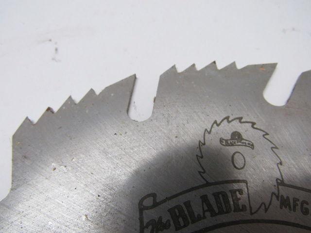 The Blade MFG. CO. 10" Dia. 70 tooth 5/8" arbor hole wood cutting saw blade