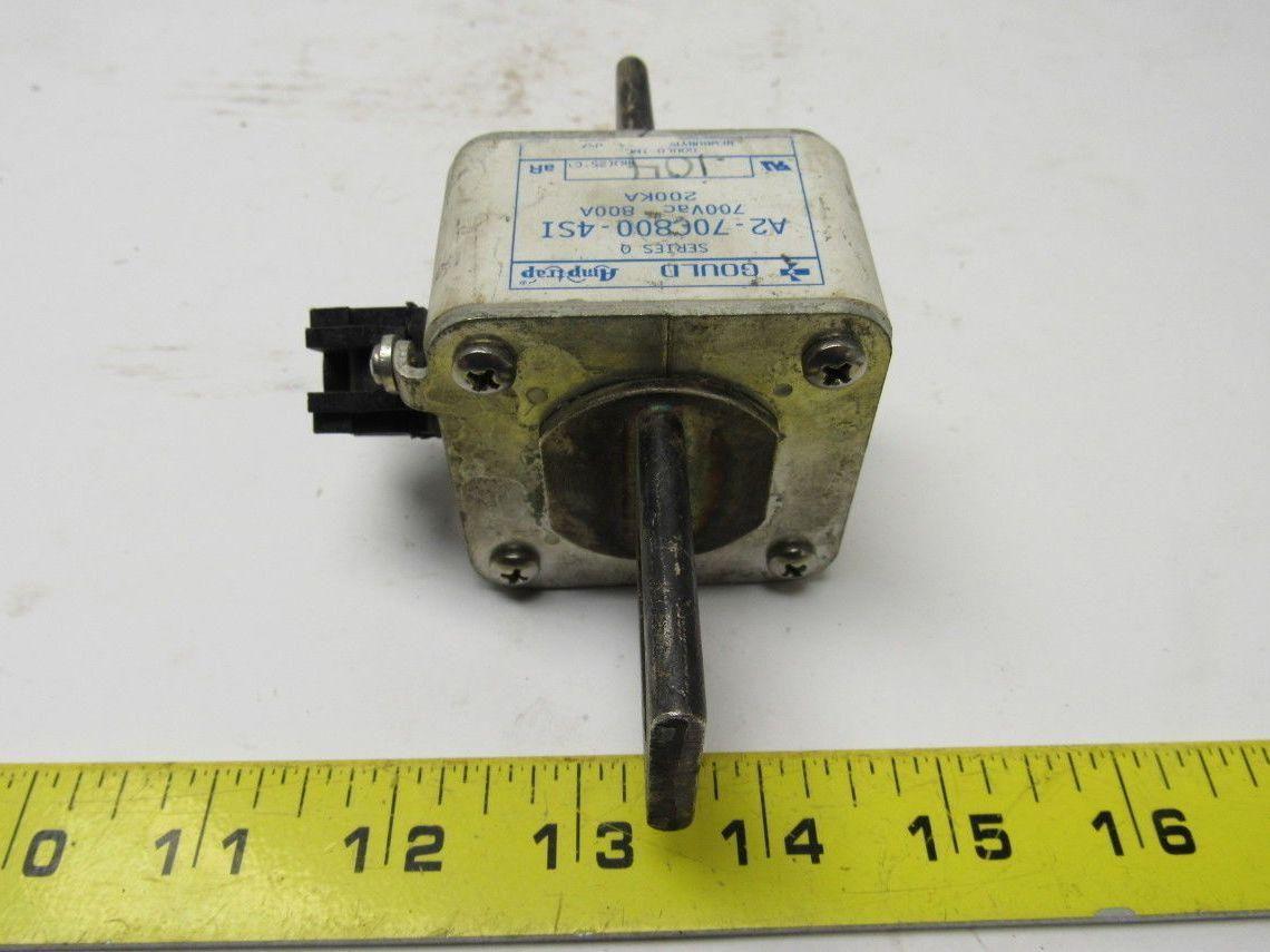 Gould Amp-Trap A2-70C800-4SI 700V 800A Series Q Square Body Fuse