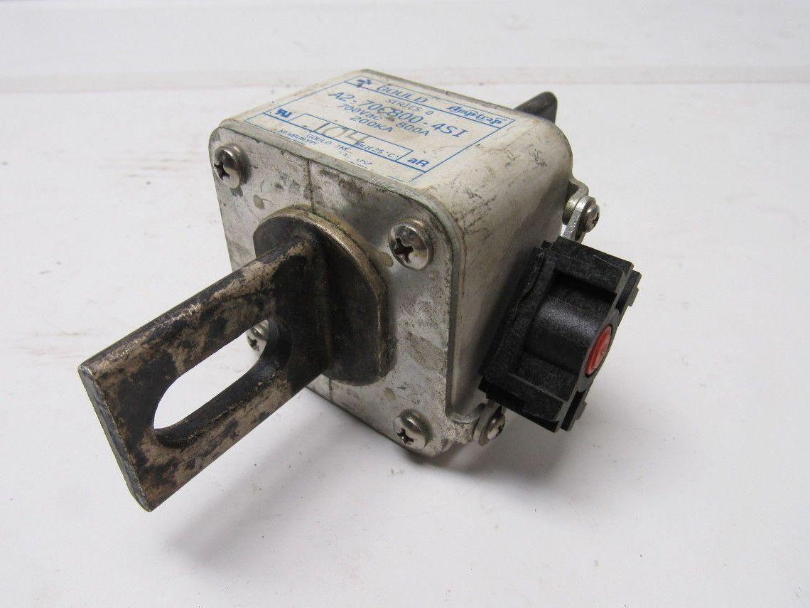 Gould Amp-Trap A2-70C800-4SI 700V 800A Series Q Square Body Fuse