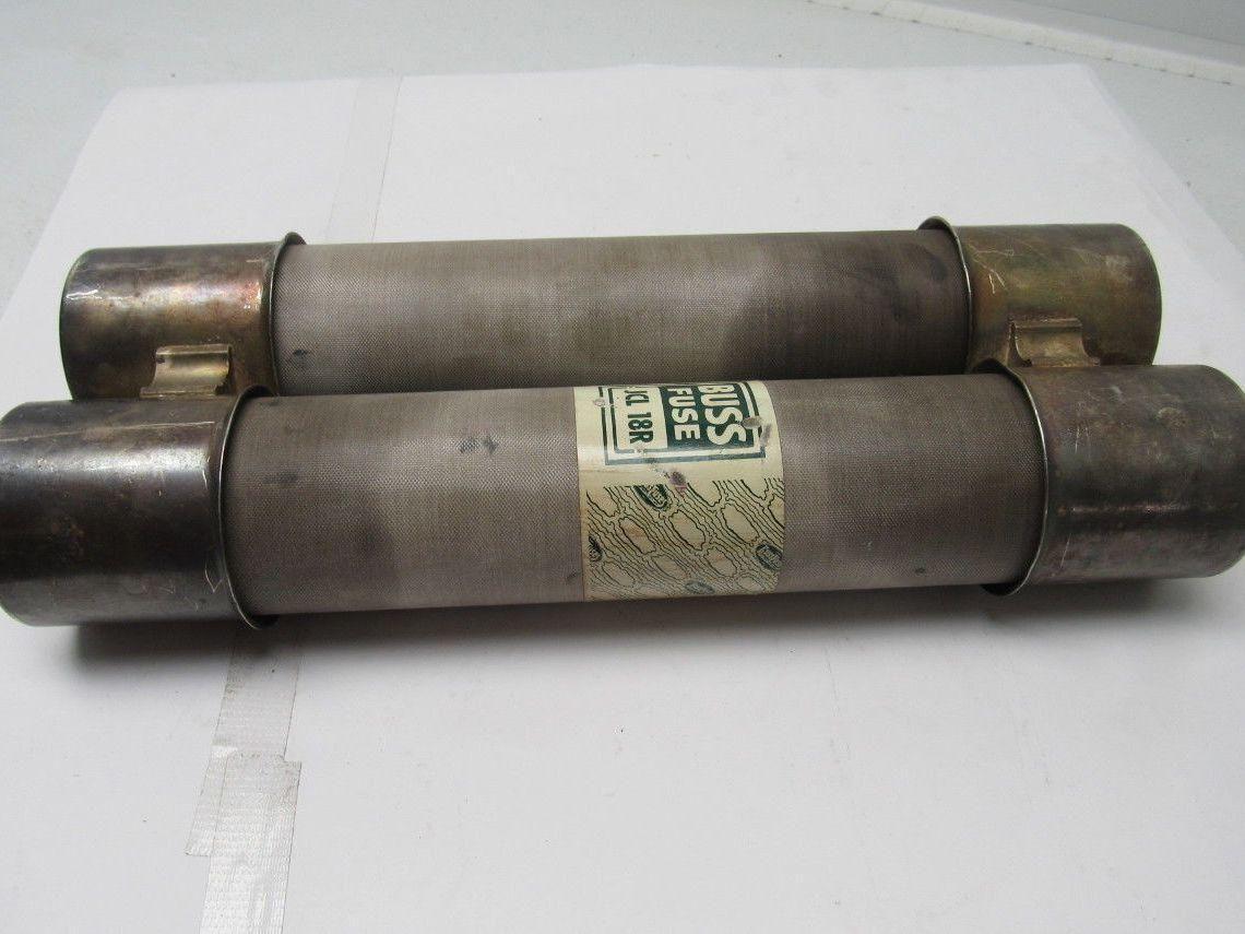Cooper Bussman JCL 18R 390A 5080V 80K R-rated Fuses for Motor Circuit Protection