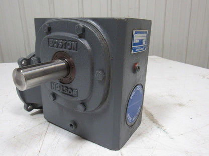 Boston Gear F26-50-B7-G Worm Gear Speed Reducer 50:1 56C  Quill In/ 1-1/8" Out
