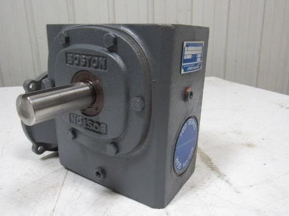 Boston Gear F26-50-B7-G Worm Gear Speed Reducer 50:1 56C  Quill In/ 1-1/8" Out