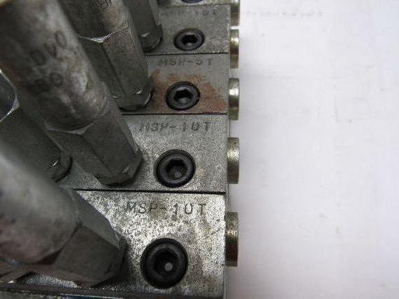 Lubriquip MSP-10T 5 Port Modular Divider Valve Assembly 1/8" Ports 3500 PSI