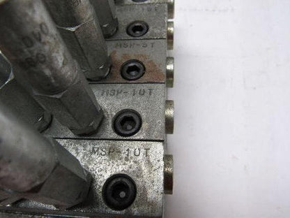 Lubriquip MSP-10T 5 Port Modular Divider Valve Assembly 1/8" Ports 3500 PSI