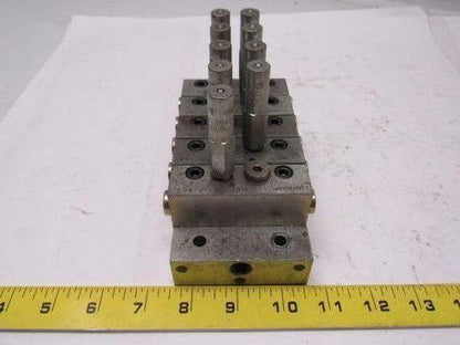 Lubriquip MSP-10T 5 Port Modular Divider Valve Assembly 1/8" Ports 3500 PSI