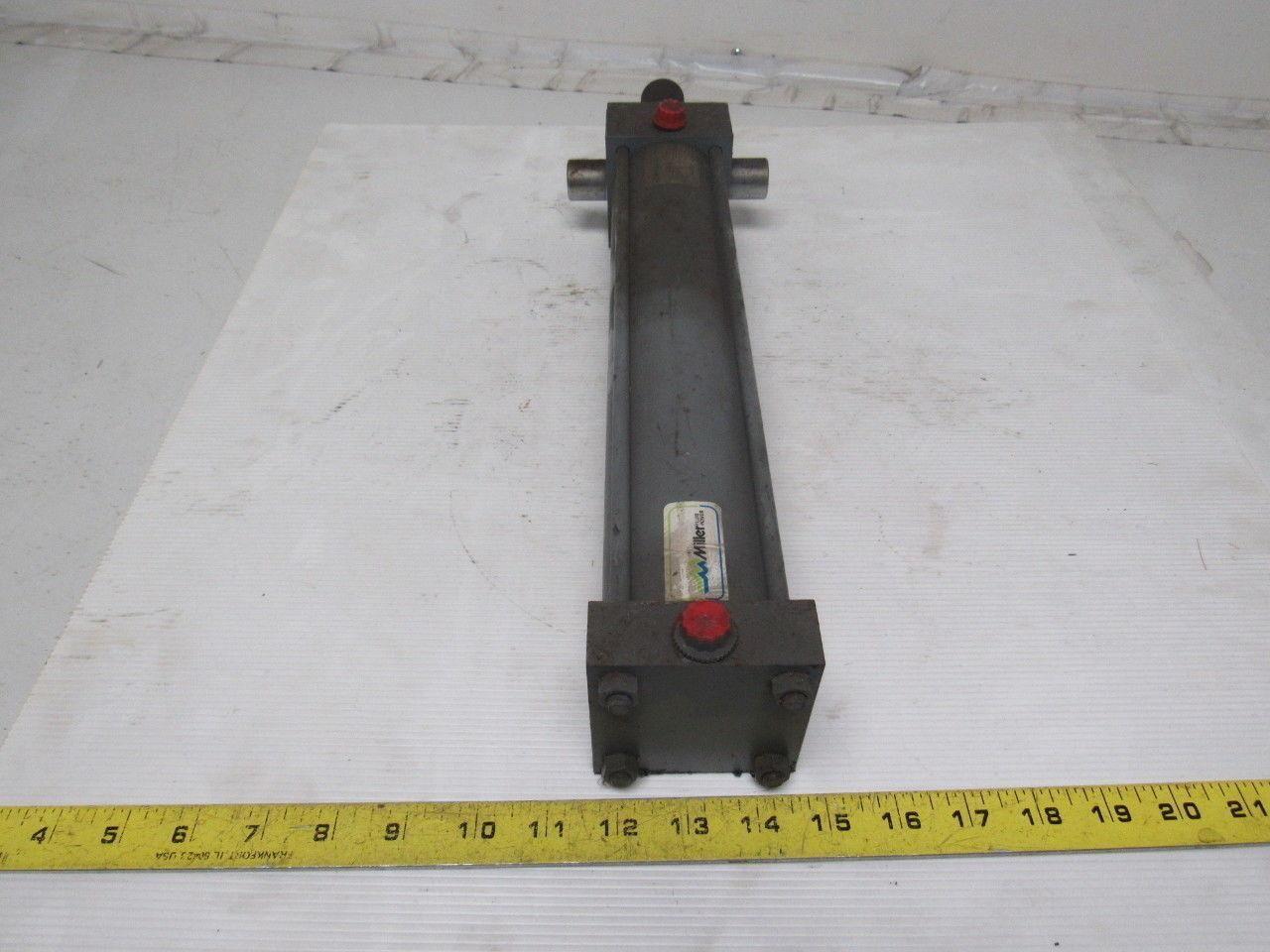 Miller Fluid Power AJ81R4B Pneumatic  Air Cylinder 2-1/2" Bore 1-3/4" Stroke