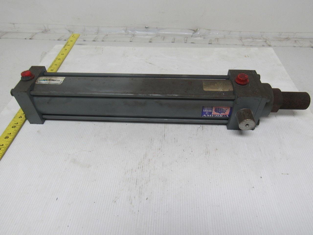 Miller Fluid Power AJ81R4B Pneumatic  Air Cylinder 2-1/2" Bore 1-3/4" Stroke