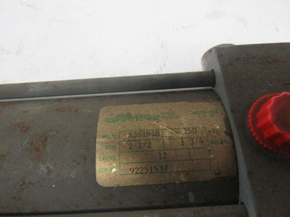 Miller Fluid Power AJ81R4B Pneumatic  Air Cylinder 2-1/2" Bore 1-3/4" Stroke