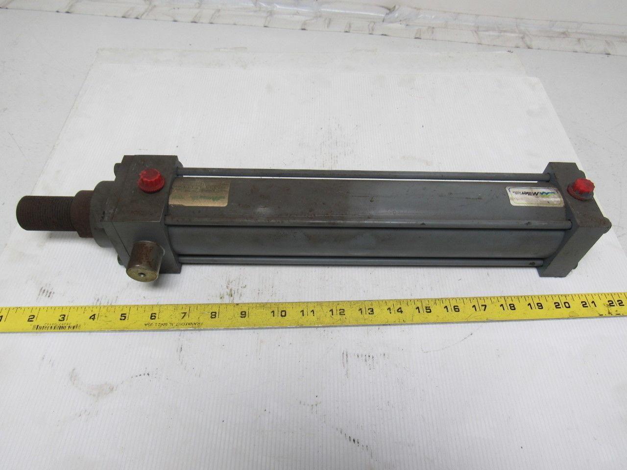 Miller Fluid Power AJ81R4B Pneumatic  Air Cylinder 2-1/2" Bore 1-3/4" Stroke