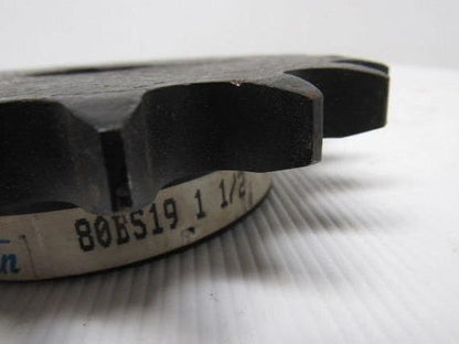 Martin 80BS19 1 1/2 No.80 Roller Chain Sprocket  1-1/2" Keyed Bore 19 Tooth