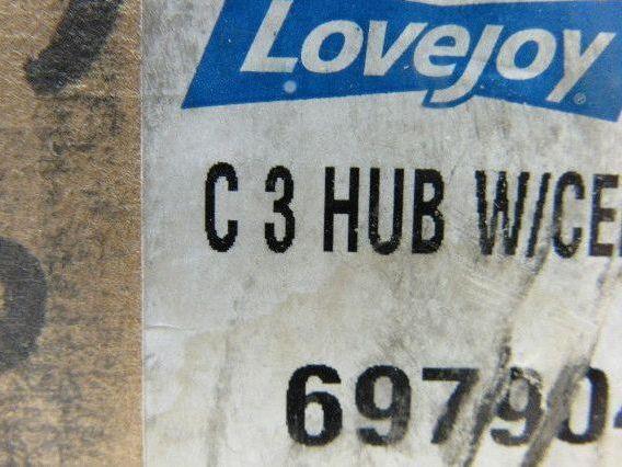 Lovejoy 00109 C3 Continuous Sleeve Gear Coupling Flex Hub 3" Bore