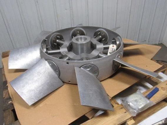 44" Industrial 8 Blade Aluminum Variable Pitch Axial Flow Fan Wheel 2-3/8" Bore