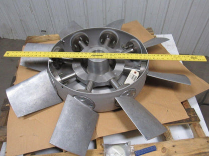 44" Industrial 8 Blade Aluminum Variable Pitch Axial Flow Fan Wheel 2-3/8" Bore