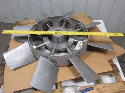 44" Industrial 8 Blade Aluminum Variable Pitch Axial Flow Fan Wheel 2-3/8" Bore