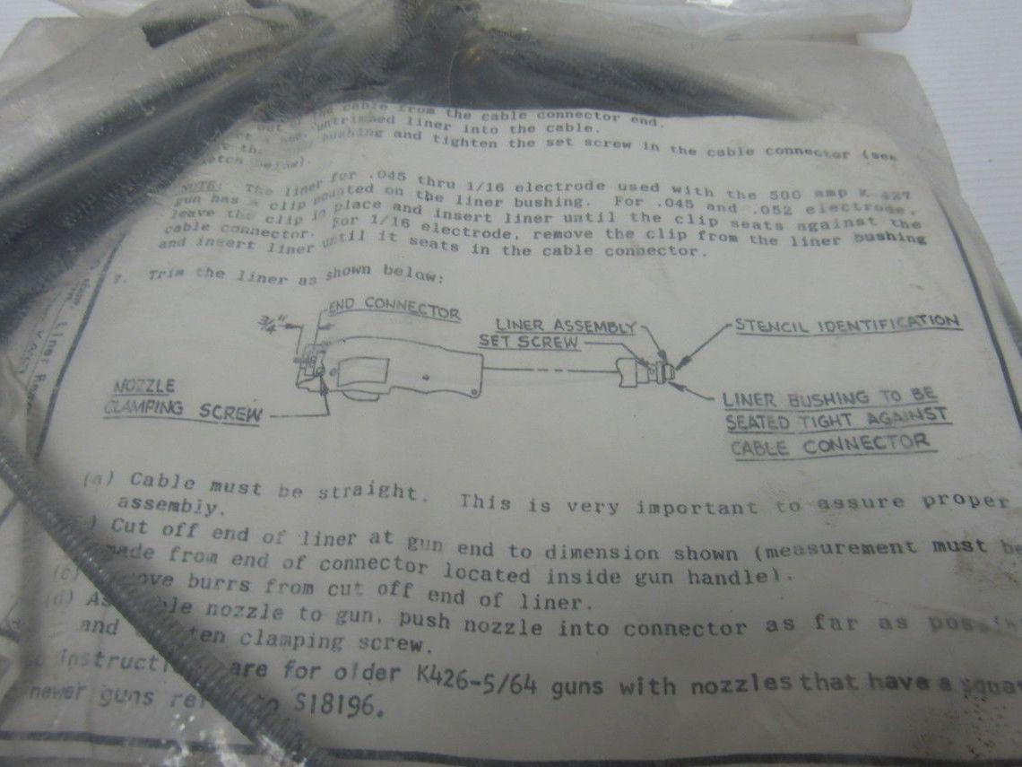 Lincoln Electric M15171-7 Mig Welder conduit 15' Liner Fits K-427-60-052
