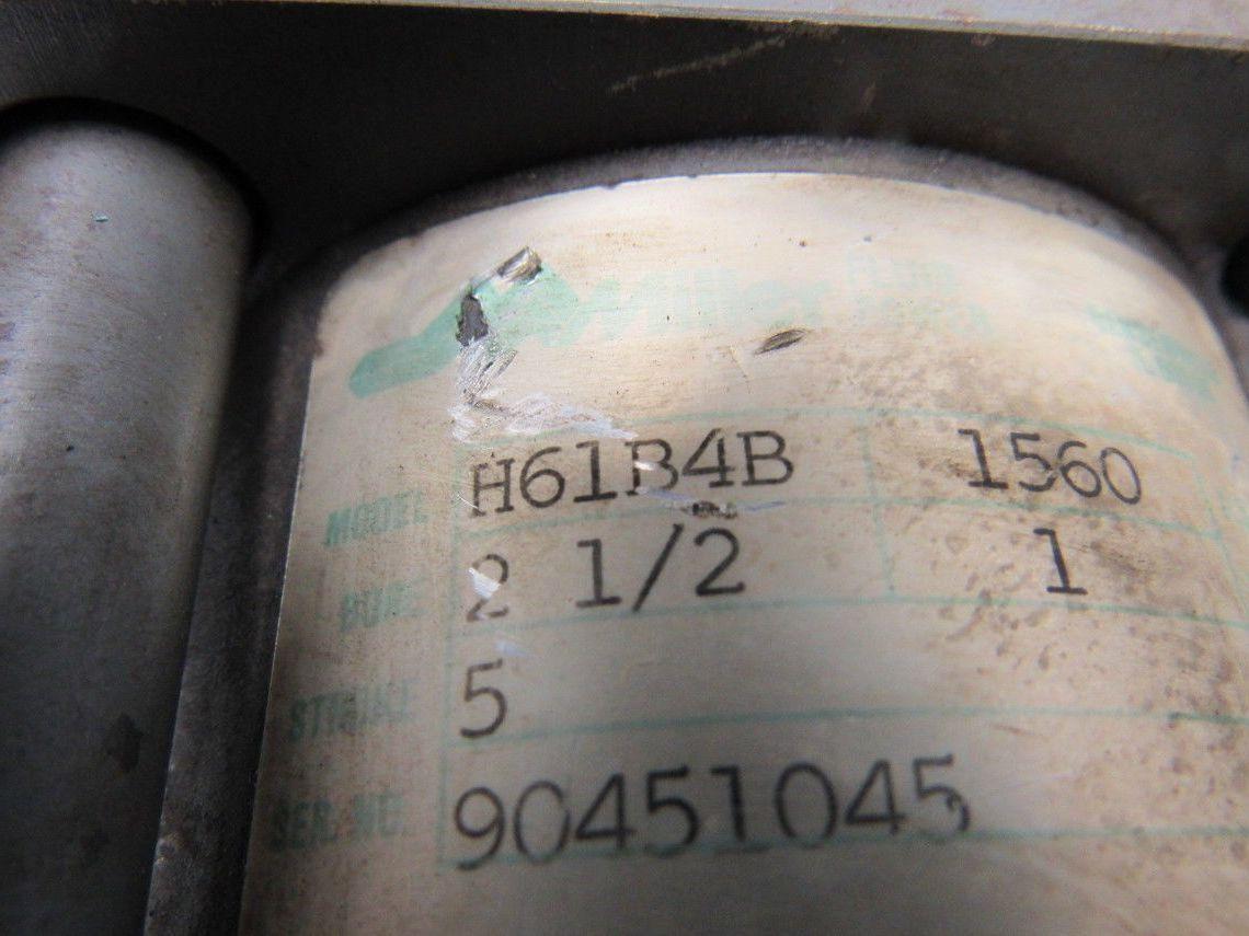 Miller Fluid Power H61B4B Pneumatic Air Tie Rid Cylinder 2-1/2" Bore 5" Stroke