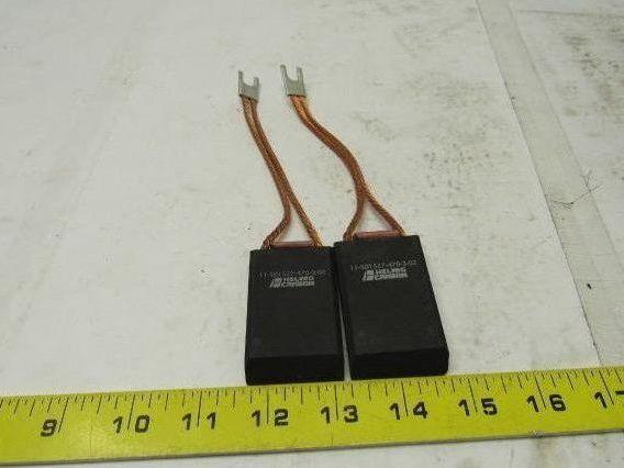 Helwig 11-501527-470-3-02 1- 5/8"X 2- 5/8"X 1/2" Carbon Motor Brush Lot of 2