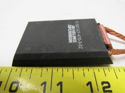 Helwig 11-501527-470-3-02 1- 5/8"X 2- 5/8"X 1/2" Carbon Motor Brush Lot of 2