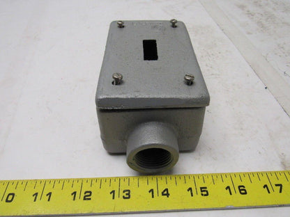 Appleton 3/4" Unilet Type FSE Gang Enclosure Switch Box  W/ Cover