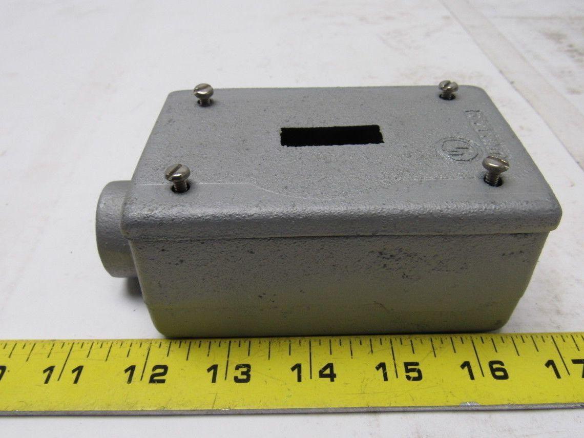 Appleton 3/4" Unilet Type FSE Gang Enclosure Switch Box  W/ Cover