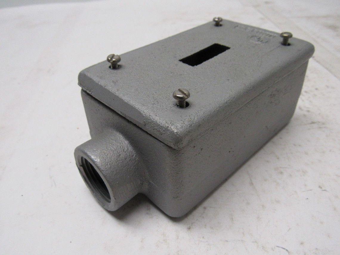 Appleton 3/4" Unilet Type FSE Gang Enclosure Switch Box  W/ Cover
