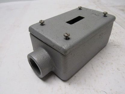 Appleton 3/4" Unilet Type FSE Gang Enclosure Switch Box  W/ Cover