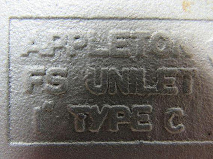 Appleton FS Unilet 1" Type C Gang Switch Box Enclosure W/Switch Cover