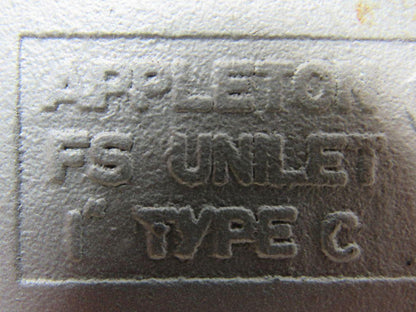 Appleton FS Unilet 1" Type C Gang Switch Box Enclosure W/Switch Cover