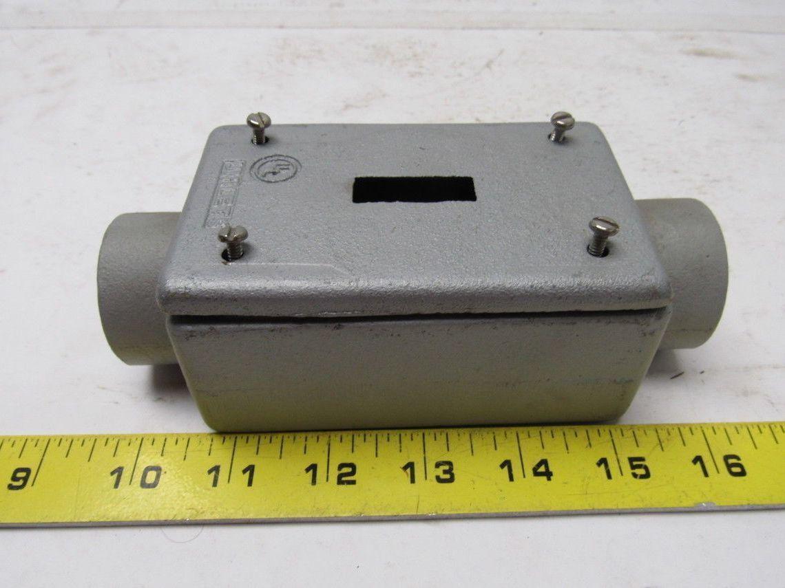 Appleton FS Unilet 1" Type C Gang Switch Box Enclosure W/Switch Cover