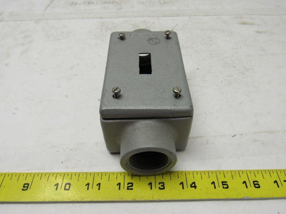 Appleton FS Unilet 1" Type C Gang Switch Box Enclosure W/Switch Cover