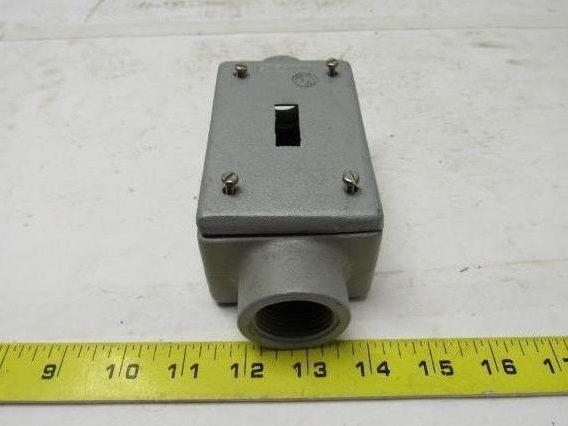 Appleton FS Unilet 1" Type C Gang Switch Box Enclosure W/Switch Cover