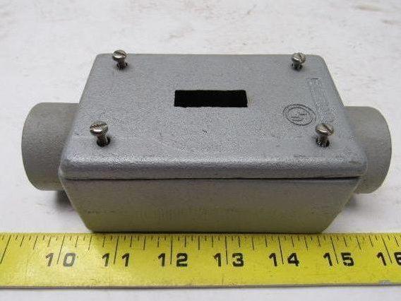 Appleton FS Unilet 1" Type C Gang Switch Box Enclosure W/Switch Cover