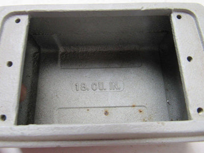 Appleton FS Unilet 1" Type C Gang Switch Box Enclosure W/Switch Cover