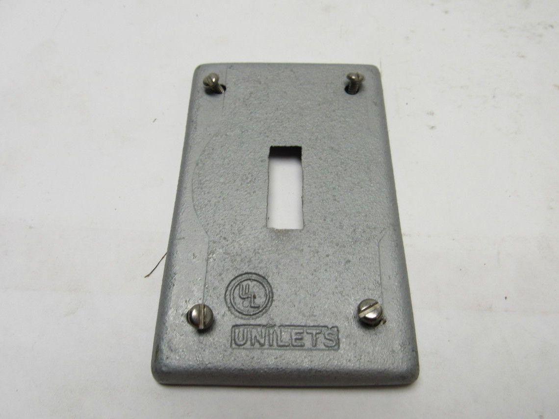Appleton FS Unilet 1" Type C Gang Switch Box Enclosure W/Switch Cover