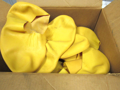 totes 0663 Nuclear Boot Yellow Rubber Ankle Height Shoe Covers Size L/XL 12 pair