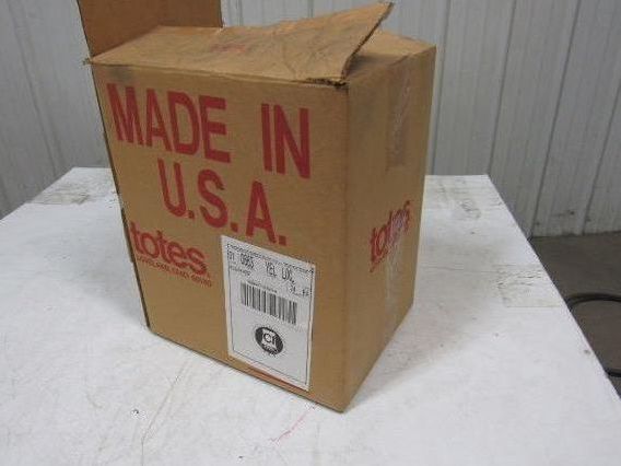 totes 0663 Nuclear Boot Yellow Rubber Ankle Height Shoe Covers Size L/XL 12 pair