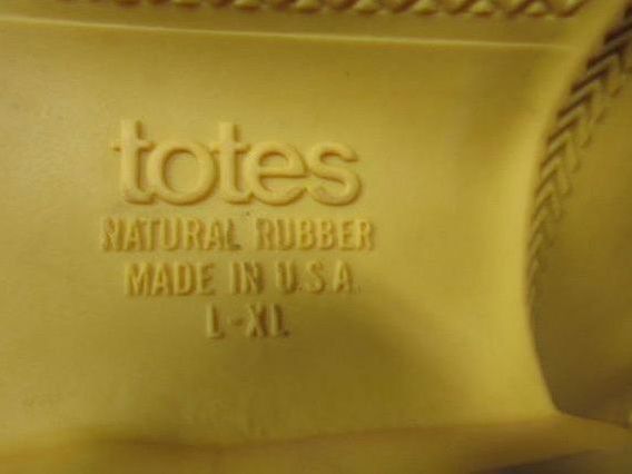 totes 0663 Nuclear Boot Yellow Rubber Ankle Height Shoe Covers Size L/XL 12 pair