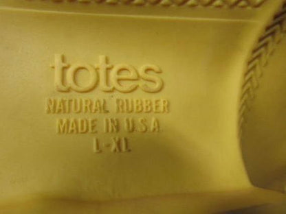 totes 0663 Nuclear Boot Yellow Rubber Ankle Height Shoe Covers Size L/XL 12 pair