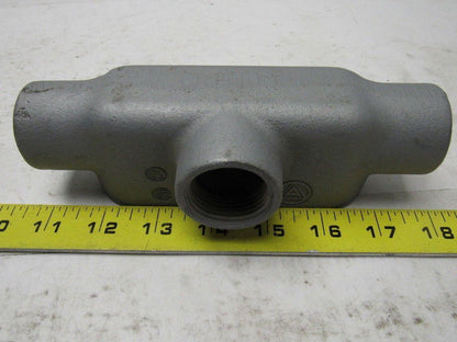 Appleton Unilet 1 T Form 35 Conduit Body Box Enclosure W/ Cover and Gasket