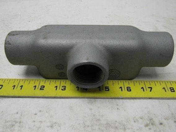 Appleton Unilet 1 T Form 35 Conduit Body Box Enclosure W/ Cover and Gasket