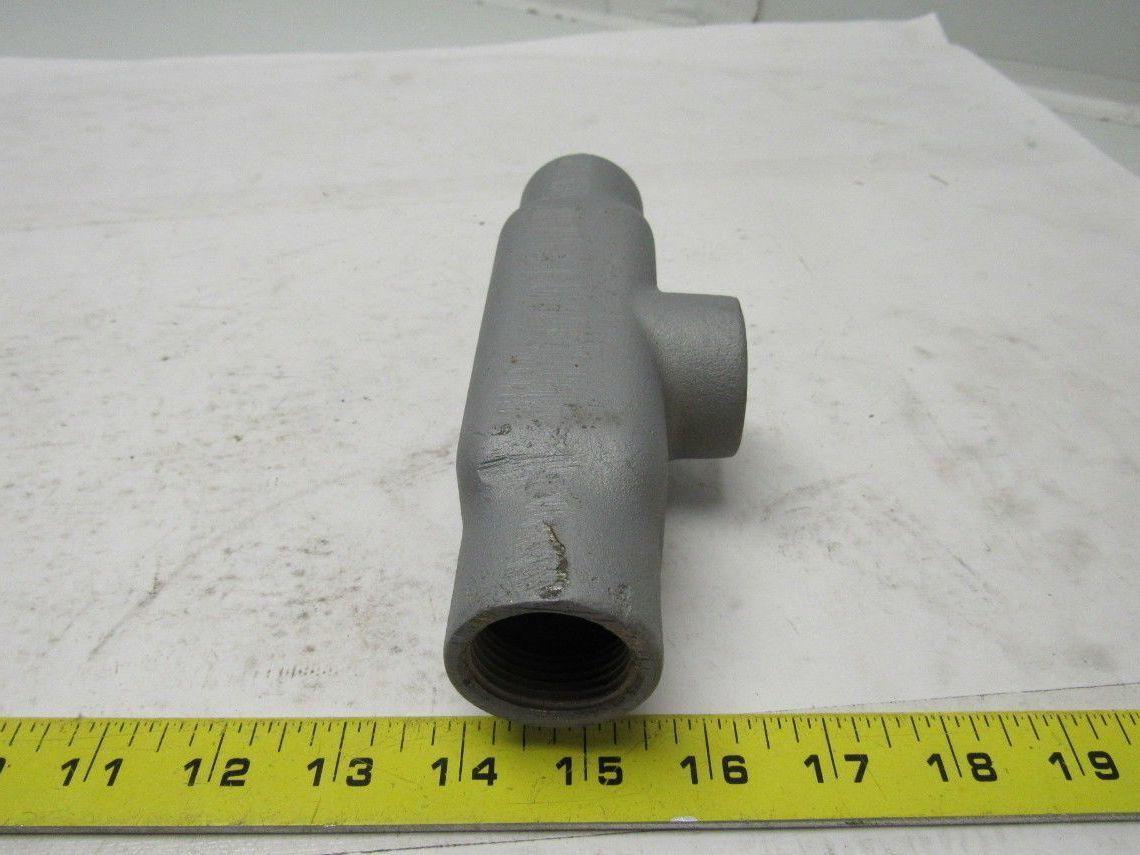 Appleton Unilet 1 T Form 35 Conduit Body Box Enclosure W/ Cover and Gasket