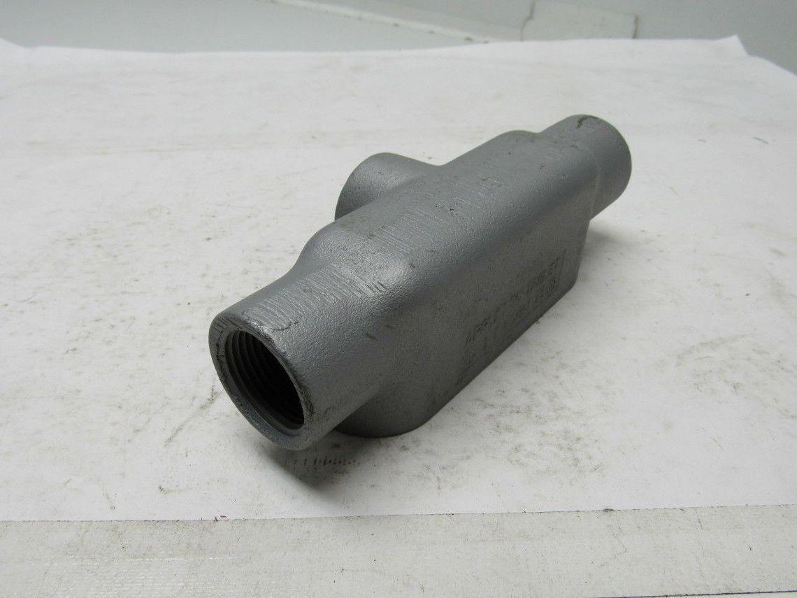 Appleton Unilet 1 T Form 35 Conduit Body Box Enclosure W/ Cover and Gasket