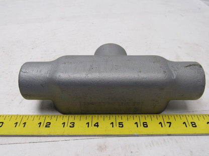 Appleton Unilet 1 T Form 35 Conduit Body Box Enclosure W/ Cover and Gasket